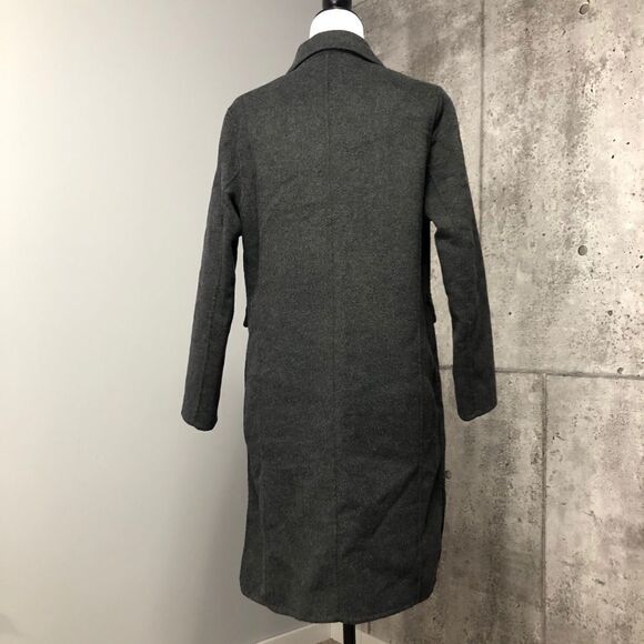 hotel Particulier Single Button Wool Blend Coat - Picture 3 of 13